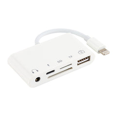 8 pines a HUB USB + Tipo-C + 3,5 mm + Lector de tarjetas SD + TF
