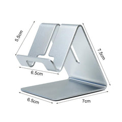 Soporte de teléfono para tableta perezoso de aleación de aluminio de escritorio portátil