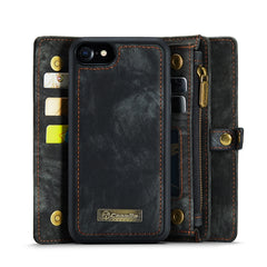 CaseMe para iPhone 8 y 7 Cartera de cuero mu...