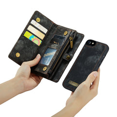 CaseMe para iPhone 8 y 7 Cartera de cuero mu...
