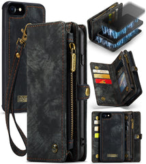 CaseMe para iPhone 8 y 7 Cartera de cuero mu...