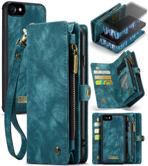 CaseMe para iPhone 8 y 7 Cartera de cuero mu...