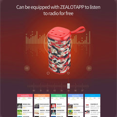 ZEALOT S35 Altavoz Bluetooth estéreo portátil de graves pesados