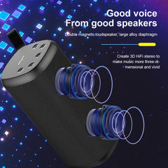 ZEALOT S35 Altavoz Bluetooth estéreo portátil de graves pesados