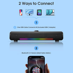 Altavoz inalámbrico Bluetooth USB HiFi con l...