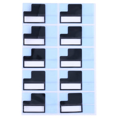 50 pegatinas grandes con placa de metal trasera LCD para iPhone 7 Plus