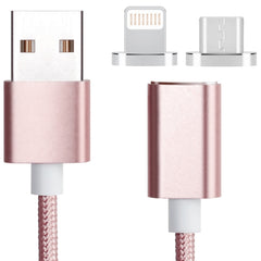 Cable de datos magnético Micro USB de 1,2 m, 5 V, 2 A, 8 pines a USB 2.0