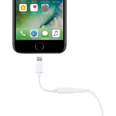 Adaptador de audio para auriculares de 8 pines y 3,5 mm, longitud de línea: 8 cm