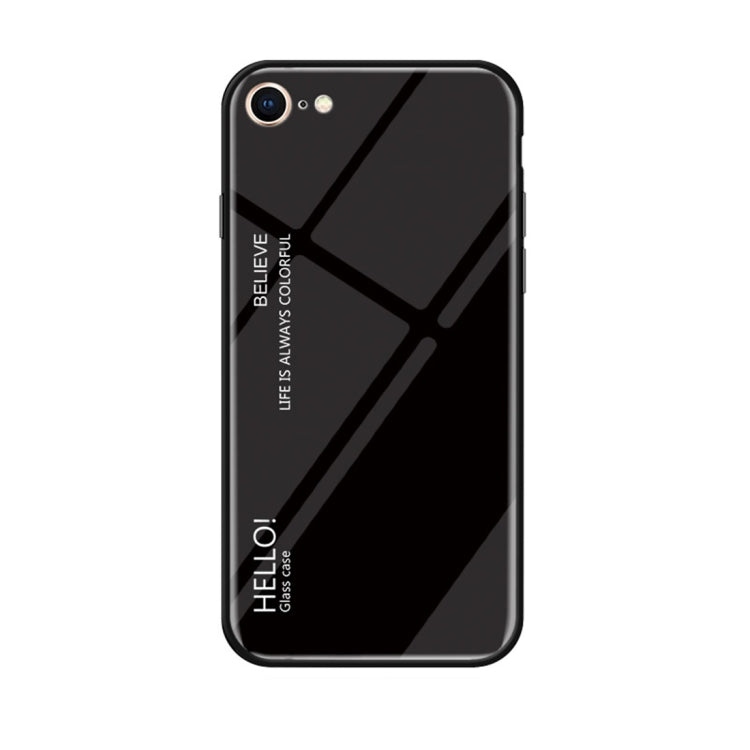 Estuche de vidrio de color degradado para iP...