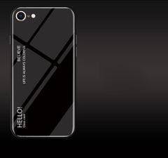 Estuche de vidrio de color degradado para iP...