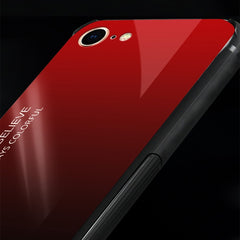 Estuche de vidrio de color degradado para iP...