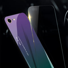 Estuche de vidrio de color degradado para iP...