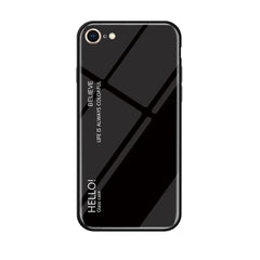 Estuche de vidrio de color degradado para iP...