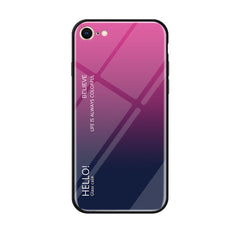 Estuche de vidrio de color degradado para iP...
