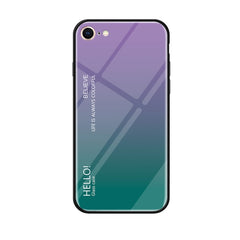 Estuche de vidrio de color degradado para iP...
