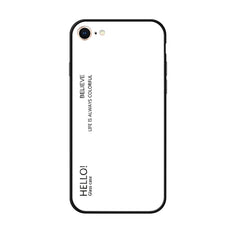 Estuche de vidrio de color degradado para iP...