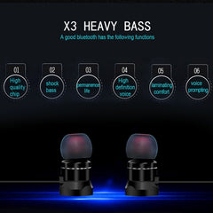 Auriculares Bluetooth magnéticos internos X3