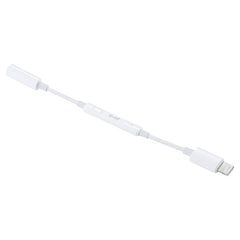 Adaptador de audio Bluetooth con control de cable de conector de auriculares hembra de 8 pines macho a 3,5 mm