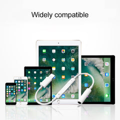 Adaptador de audio Bluetooth con control de cable de conector de auriculares hembra de 8 pines macho a 3,5 mm