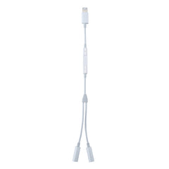 MH026 Adaptador de auriculares macho de 8 pines a hembra dual de 3,5 mm