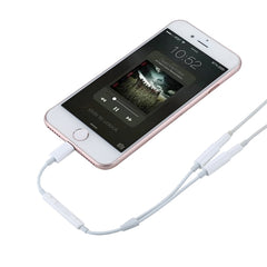 MH026 Adaptador de auriculares macho de 8 pines a hembra dual de 3,5 mm