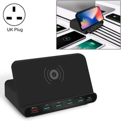 Interfaz USB 828W 7 en 1 60W QC 3.0 + 4 puer...