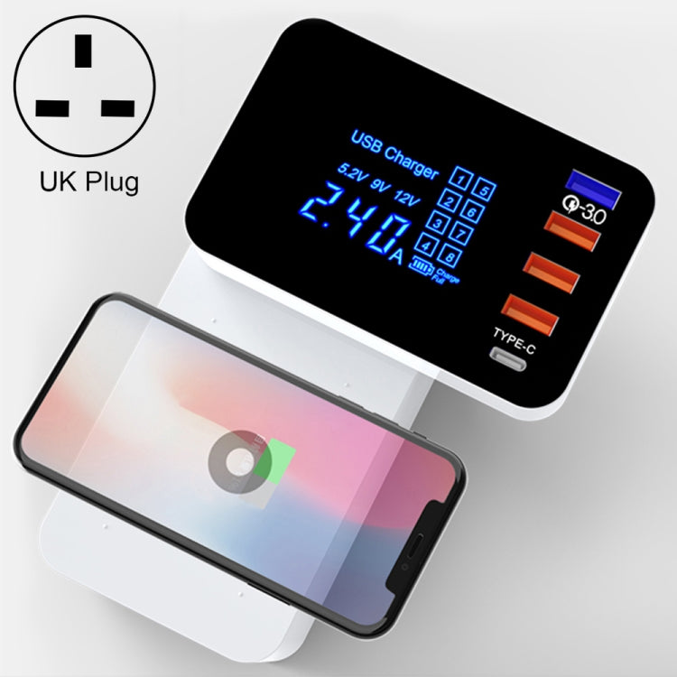 CDA33Q 40W QC 3.0 USB + 3 puertos USB + puer...