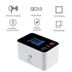 CDA33QW 40W QC 3.0 Puertos USB + 3 Puertos U...