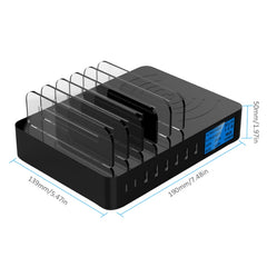 50W 6 puertos USB + 2 puertos USB-C / Type-C...
