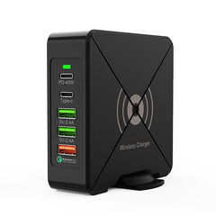 F88W 3 x USB + 2 x puertos USB-C / Type-C Ca...