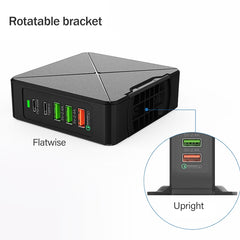 F88W 3 x USB + 2 x puertos USB-C / Type-C Ca...