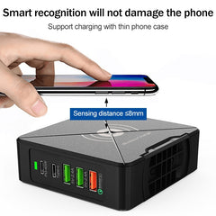 F88W 3 x USB + 2 x puertos USB-C / Type-C Ca...