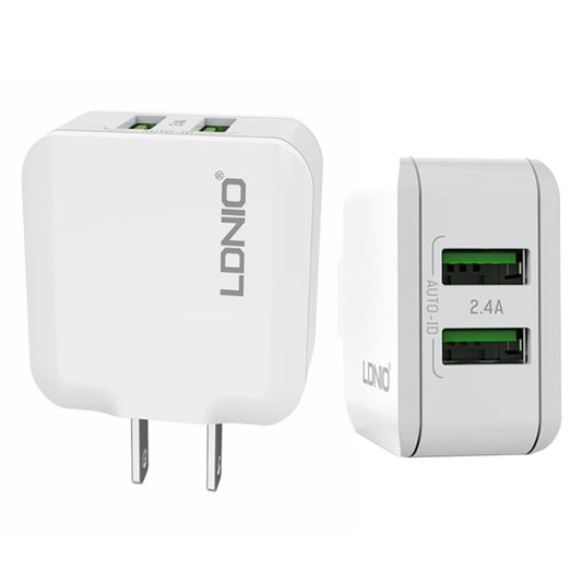 LDNIO A2201 2.4A Cargador de adaptador de te...