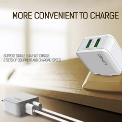 LDNIO A2201 2.4A Cargador de adaptador de te...