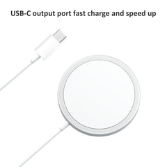 Cargador inalámbrico magnético Magsafe redon...