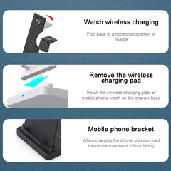 HQ-UD21 Reloj plegable 3 en 1 para teléfono ...
