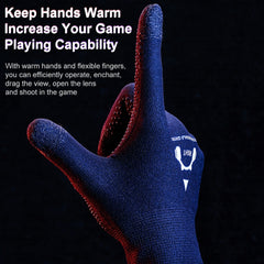 ROCK i28 Guantes para juegos táctiles sensibles al sudor y fibra de plata súper conductivos