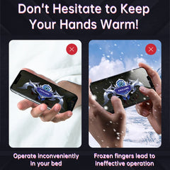 ROCK i28 Guantes para juegos táctiles sensibles al sudor y fibra de plata súper conductivos