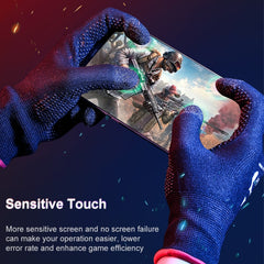 ROCK i28 Guantes para juegos táctiles sensibles al sudor y fibra de plata súper conductivos