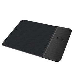 OJD-36 Alfombrilla de ratón de goma con cargador inalámbrico de iluminación estándar QI de 10 W, tamaño: 26,2 x 19,8 x 0,65 cm