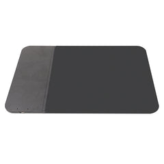 OJD-36 Alfombrilla de ratón de goma con cargador inalámbrico de iluminación estándar QI de 10 W, tamaño: 26,2 x 19,8 x 0,65 cm