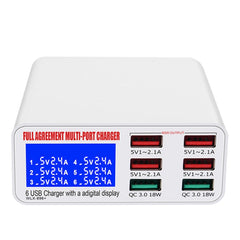 WLX-896+ Cargador USB con pantalla digital i...