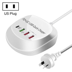 WLX-T3P 4 en 1 PD + QC Cargador USB de carga...