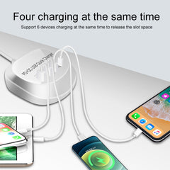 WLX-T3P 4 en 1 PD + QC Cargador USB de carga...