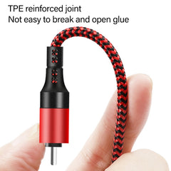 Cable de datos de carga rápida trenzado bicolor 5 en 1 3A 1,2 m