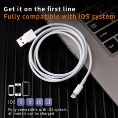 Cable de datos de carga rápida IVON CA19 2.4A USB a 8 pines