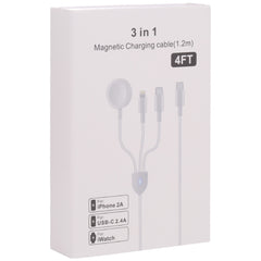 3 en 1 USB-C / Type-C a 8 pines + USB-C / Ty...