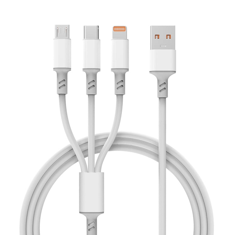 Cable de carga rápida 3A 3 en 1 USB a tipo C...