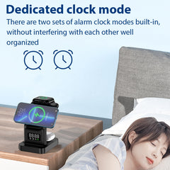 YP-HY05 15W 5 en 1 Cargador inalámbrico mult...