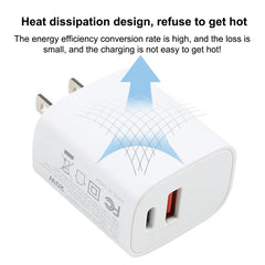 U087 20W USB-C / Type-C + Puertos USB Cargad...